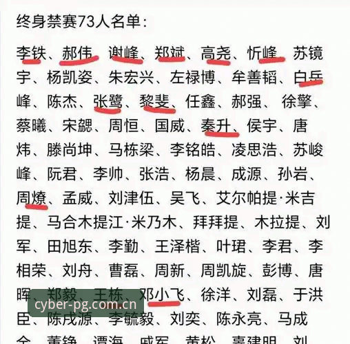 资深用户分享：足协第三批禁足名单深度解读，从pg平台官方视角看中国足球反腐风暴